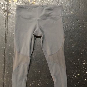 Alo mesh grey stirrup leggings